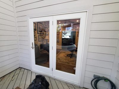 Semi Glass Door Installation